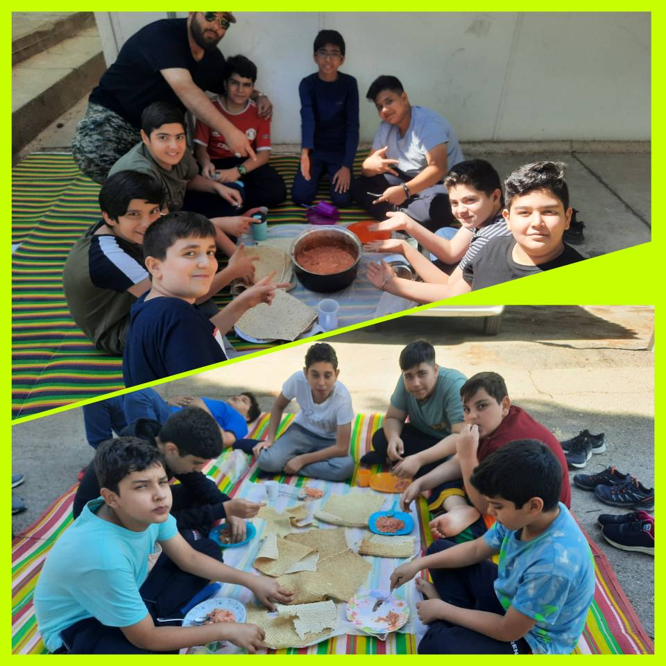 🏟️ پایگاه تابستانی تب وتاب پایه هفتم